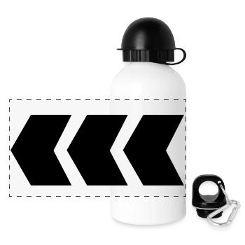 arrow - Panoramic Thermal Bottle with Lid 500 ml - white - Front