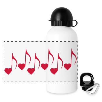 noten - Panoramic Thermal Bottle with Lid 500 ml - white - Front