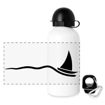 boot_1c - Panoramic Thermal Bottle with Lid 500 ml - white - Front