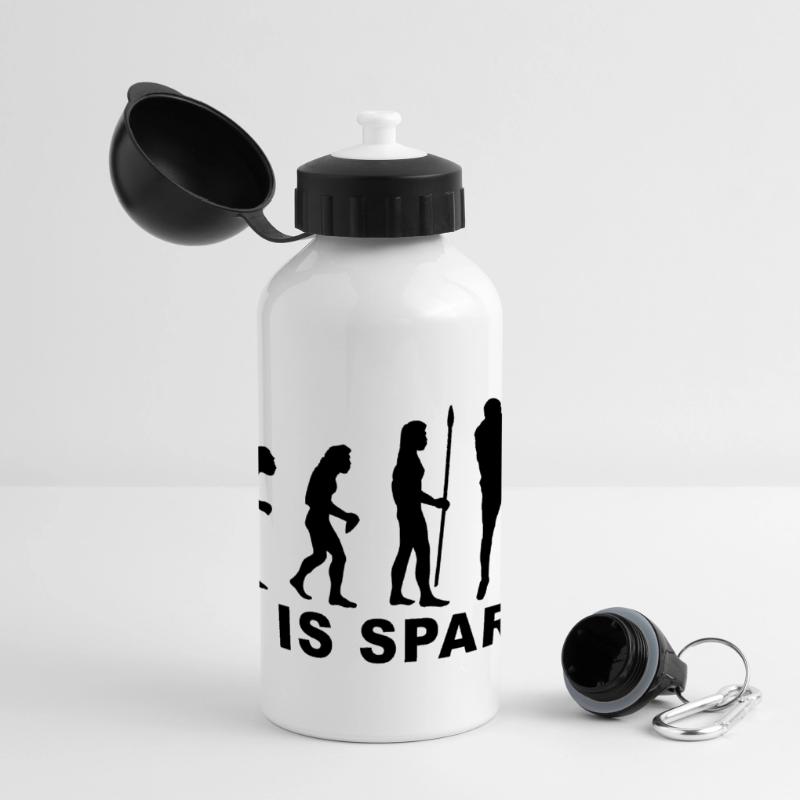 evolution_soccer2 Panorama Trinkflasche mit Deckel 500 ml