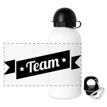 team - Gourde panoramique avec couvercle 500 ml - blanc - Devant