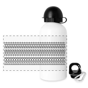 Fuck this shit Panorama Mug sarcastic Mug - Panoramic Thermal Bottle with Lid 500 ml - white - Front