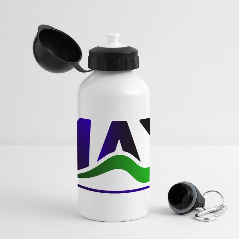 MAX Wave Gradient Logo Tee Panorama Trinkflasche mit Deckel 500 ml