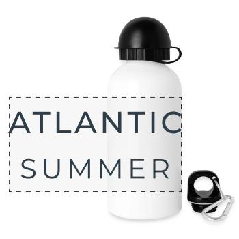Atlantic Summer - Panoramic Thermal Bottle with Lid 500 ml - white - Front