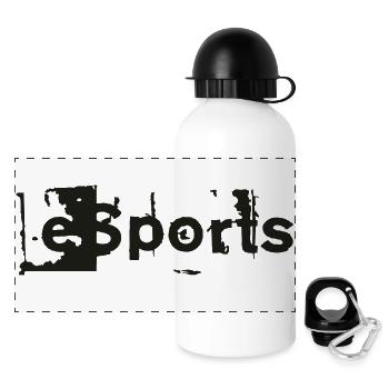 esports_trash_1 - Panoramic Thermal Bottle with Lid 500 ml - white - Front