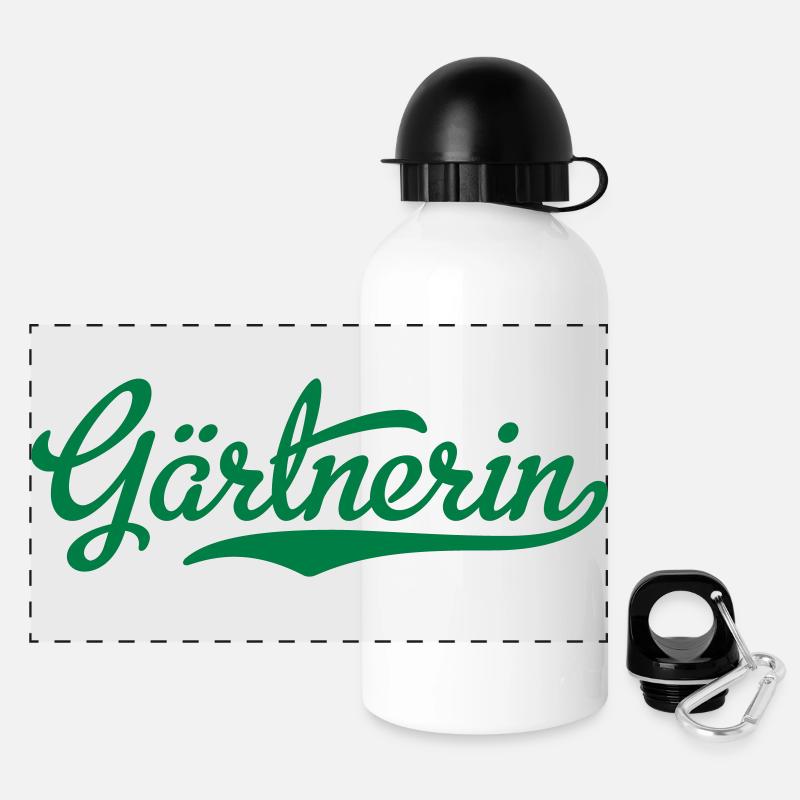 Gardener - Panoramic Thermal Bottle with Lid 500 ml - white