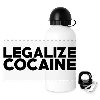Legalize Cocaine - Panoramic Thermal Bottle with Lid 500 ml - white - Front