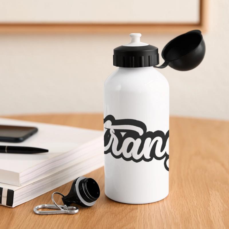 étrange étrange étrange étranger différent Gourde panoramique avec couvercle 500 ml