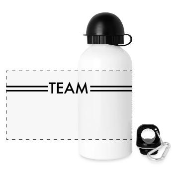 Team - Panoramic Thermal Bottle with Lid 500 ml - white - Front