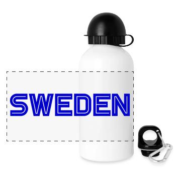 Sverige Sweden Schweden - Gourde panoramique avec couvercle 500 ml - blanc - Devant