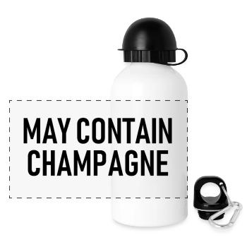 May contain Sparkling Wine - Alcohol - Sparkling Wine - Panoramic Thermal Bottle with Lid 500 ml - white - Front