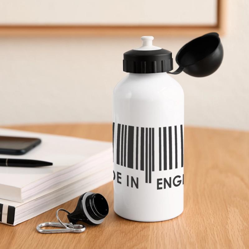 Made in England bar code Panoramic Thermal Bottle with Lid 500 ml