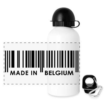 Made in Belgium / Belgique - Gourde panoramique avec couvercle 500 ml - blanc - Devant