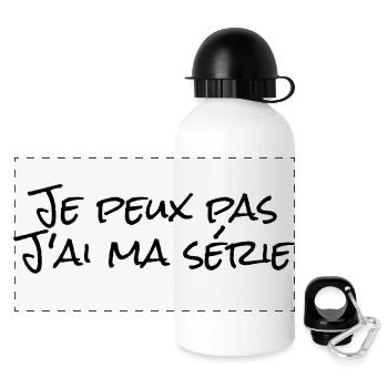 Je peux pas,j'ai ma série - Panoramic Thermal Bottle with Lid 500 ml - white - Front