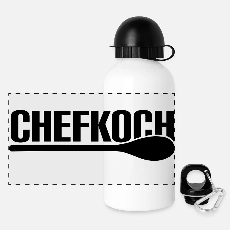 Chef - Panoramic Thermal Bottle with Lid 500 ml - white