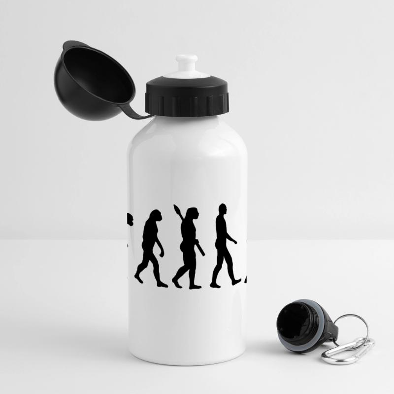 Evolution Ringen Panorama Trinkflasche mit Deckel 500 ml