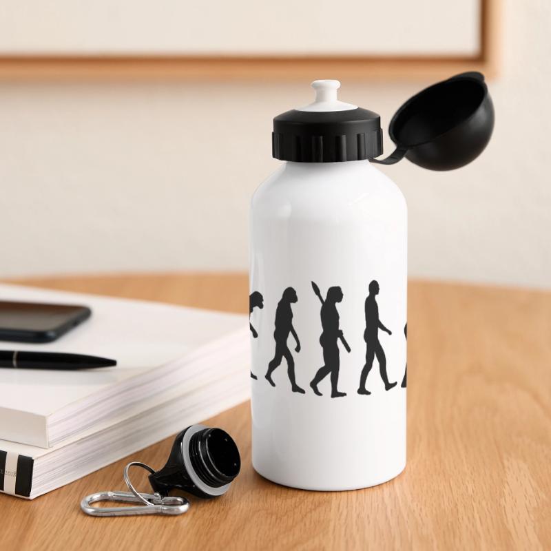 Evolution Ringen Panorama Trinkflasche mit Deckel 500 ml