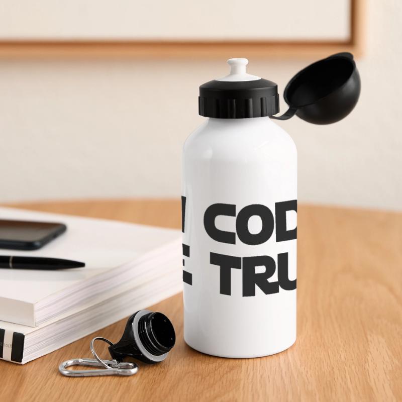 Computer / Developer / Geek / Code / Funny Panoramic Thermal Bottle with Lid 500 ml