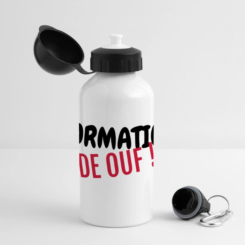 Computer Engineer Informatiker Informaticien Panoramic Thermal Bottle with Lid 500 ml