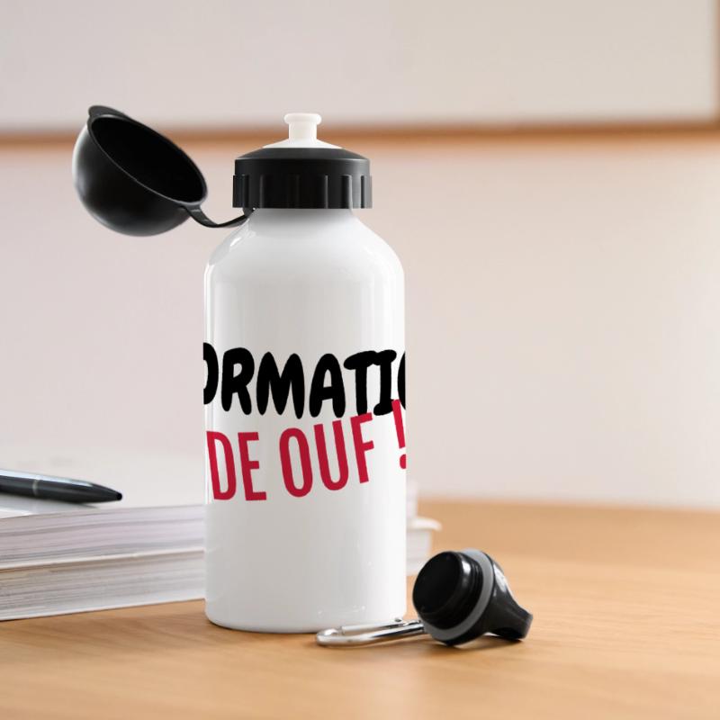 Computer Engineer Informatiker Informaticien Panoramic Thermal Bottle with Lid 500 ml
