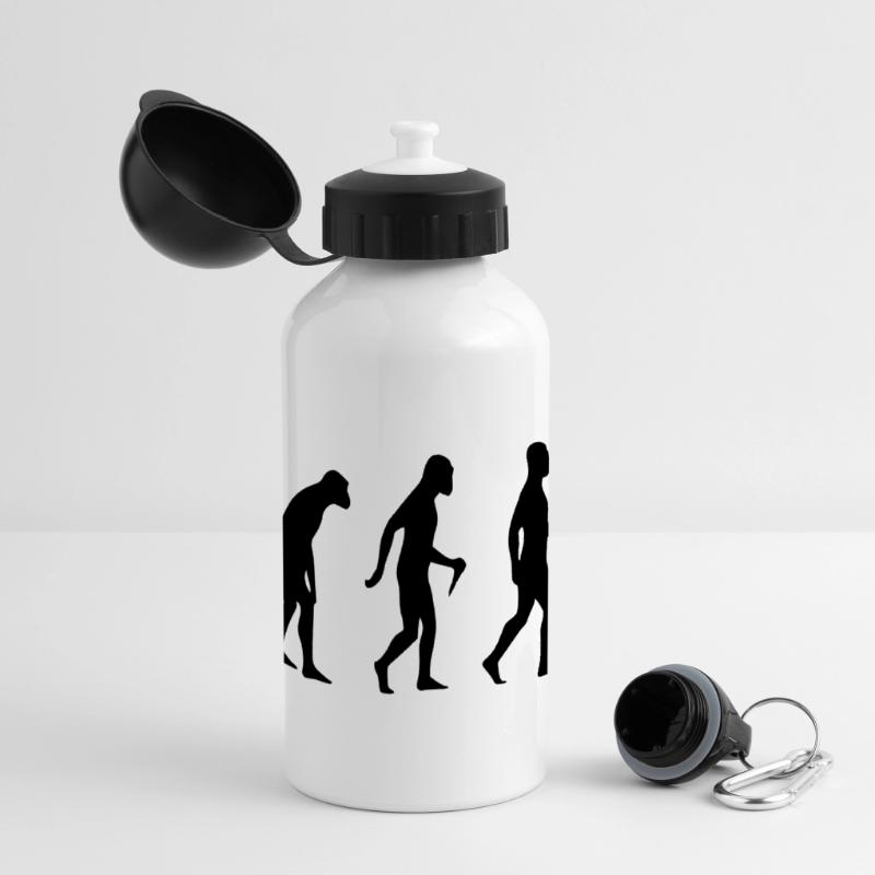Evolution Rollstuhl. Die Rollstuhl-Evolution * Panorama Trinkflasche mit Deckel 500 ml