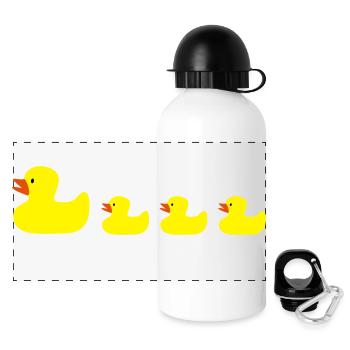Duck - Panoramic Thermal Bottle with Lid 500 ml - white - Front