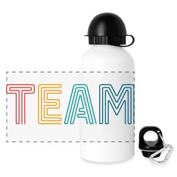Team - Panoramic Thermal Bottle with Lid 500 ml - white - Front