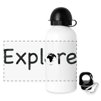 Explores - Panoramic Thermal Bottle with Lid 500 ml - white - Front