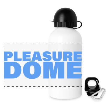 PLEASURE DOME - Panorama Trinkflasche mit Deckel 500 ml - Weiß - Vorne