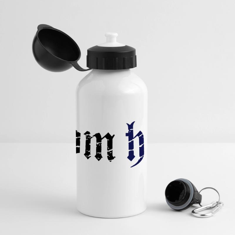 from hell_vec_2 de Panorama Trinkflasche mit Deckel 500 ml