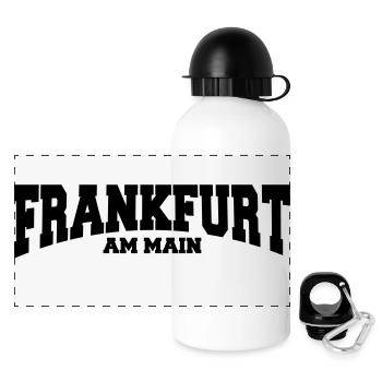 Frankfurt am Main - Gourde panoramique avec couvercle 500 ml - blanc - Devant