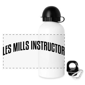 les mills instructor stylish arched text - Panoramic Thermal Bottle with Lid 500 ml - white - Front