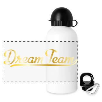 Dream Team - Panoramic Thermal Bottle with Lid 500 ml - white - Front