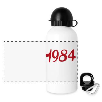 1984 - Panoramic Thermal Bottle with Lid 500 ml - white - Front