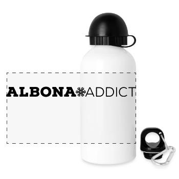 ALBONA Addict - Panoramic Thermal Bottle with Lid 500 ml - white - Front