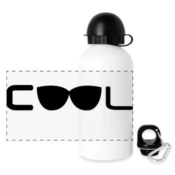 cool - Gourde panoramique avec couvercle 500 ml - blanc - Devant