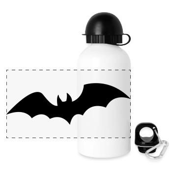 bat - Panoramic Thermal Bottle with Lid 500 ml - white - Front