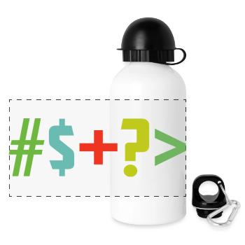 Special character - Panoramic Thermal Bottle with Lid 500 ml - white - Front