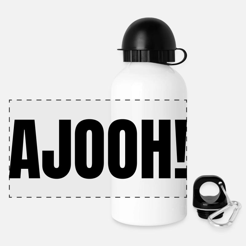 Ajooh - Panoramic Thermal Bottle with Lid 500 ml - white