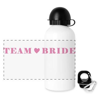 Team Bride - Panoramic Thermal Bottle with Lid 500 ml - white - Front