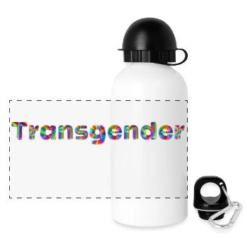 Transgender - Panoramic Thermal Bottle with Lid 500 ml - white - Front