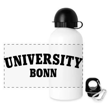 Université de Bonn - Gourde panoramique avec couvercle 500 ml - blanc - Devant