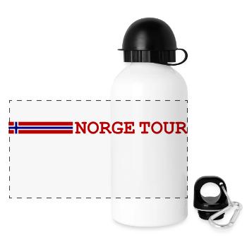 Norway Tour Norge - Gourde panoramique avec couvercle 500 ml - blanc - Devant