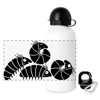 Asselhaufen - Panorama Trinkflasche mit Deckel 500 ml - Weiß - Vorne