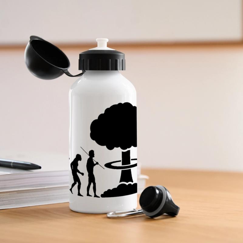 Radioactive evolution Panoramic Thermal Bottle with Lid 500 ml