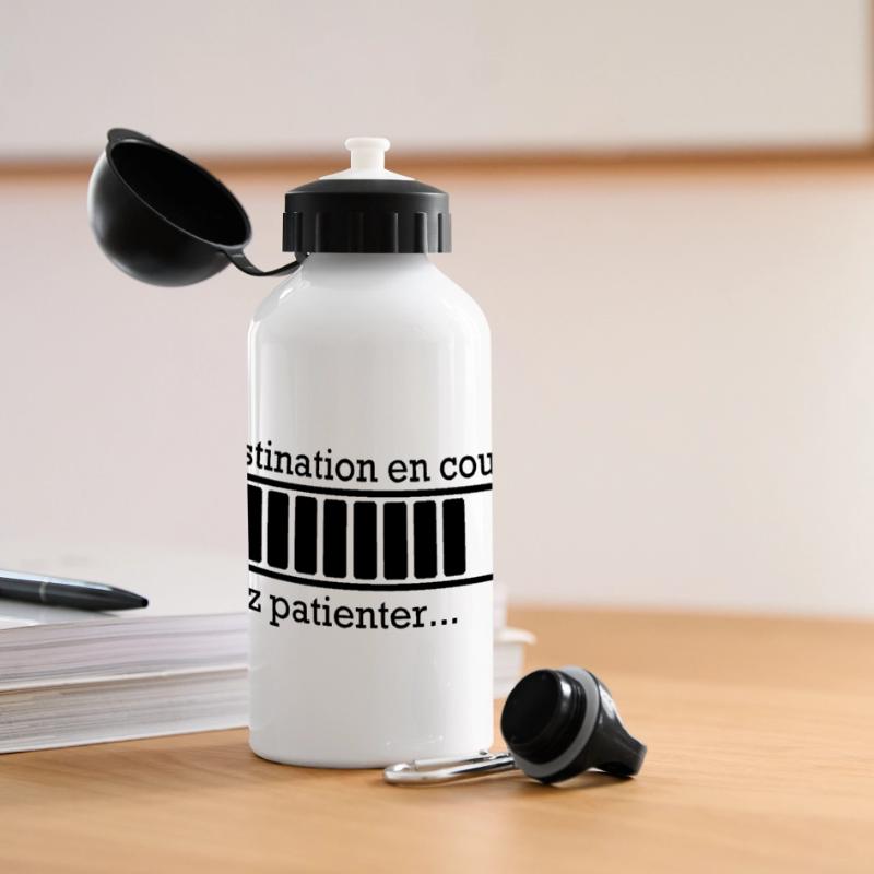 Procrastination in progress ... Panoramic Thermal Bottle with Lid 500 ml