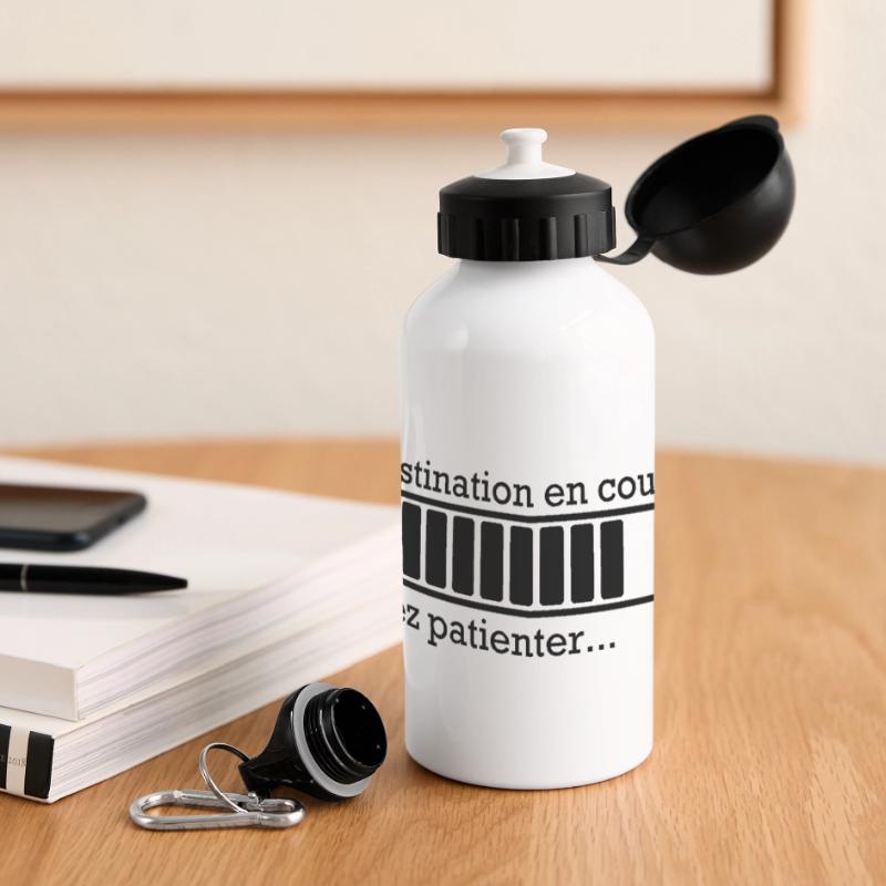 Procrastination in progress ... Panoramic Thermal Bottle with Lid 500 ml