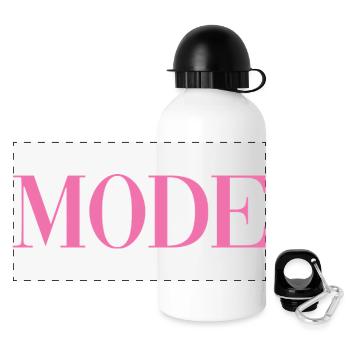 Fashion - Panoramic Thermal Bottle with Lid 500 ml - white - Front