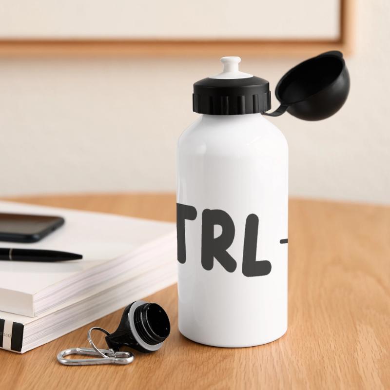 CTRL+V Paste -Gift for IT and Twins Panoramic Thermal Bottle with Lid 500 ml