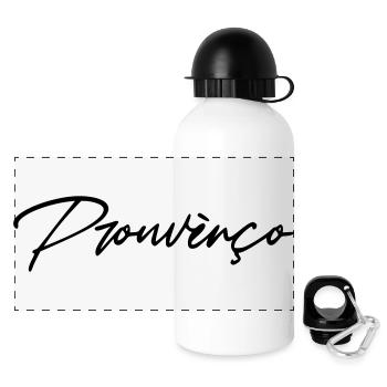 Prouvènço - Panorama Trinkflasche mit Deckel 500 ml - Weiß - Vorne